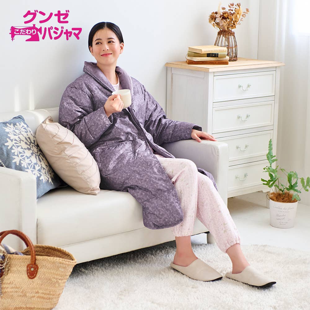 【羽毛織物】 羽絨睡袍 【包郵】